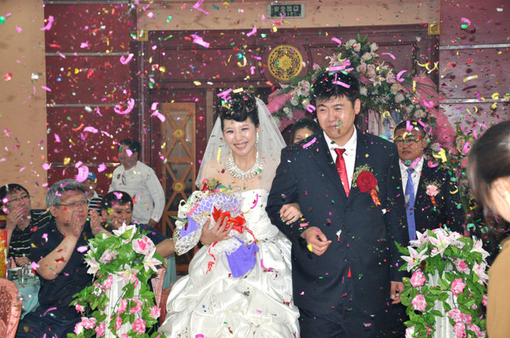 东北吉林延边现代典型婚礼(第三. (共p)