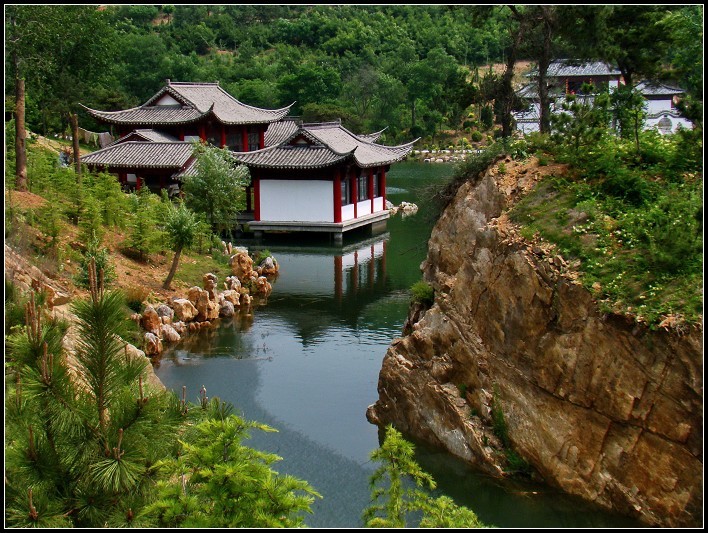 【山清水秀华夏城摄影图片】威海华夏城风光旅