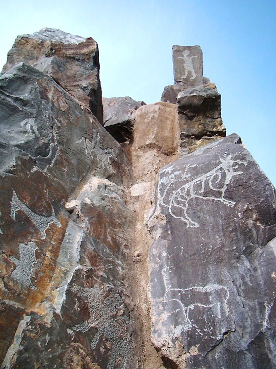 【黑山石刻岩画摄影图片】嘉峪关市风光旅游摄