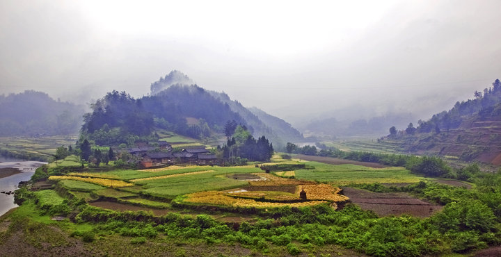 上的小山村摄影图片】黔东南风光旅游摄影_我心永恒