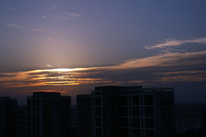 夏日夕阳