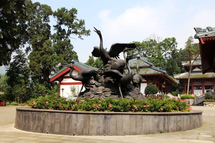 【中国鹤鸣发源地--四川省.大邑县道教民间源圣玩法游戏山道找洞野兔图片