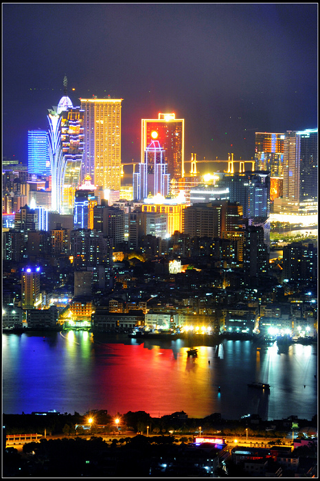 【澳门夜景摄影图片】珠海市生活摄影_老唐_太平洋网