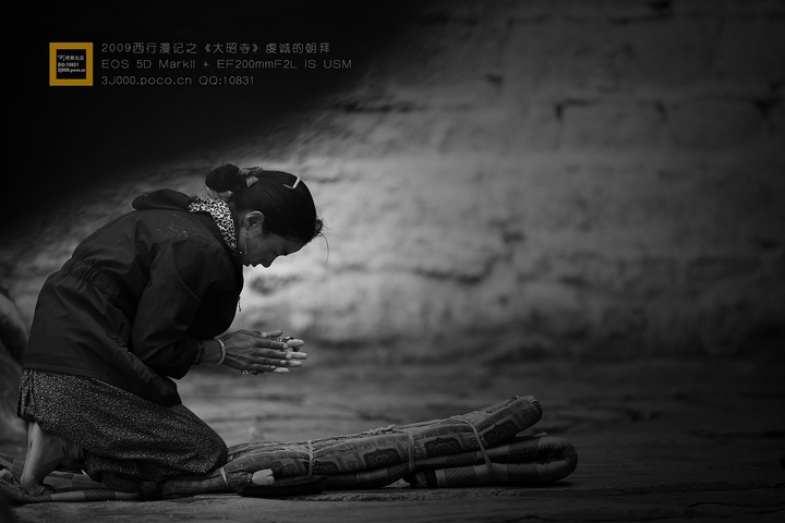 大昭寺虔诚的朝拜