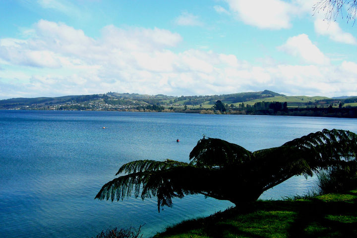 【新西兰陶坡之旅(Lake Taupo in NZ)摄影图片