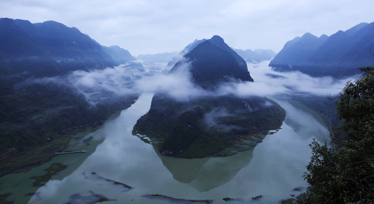 红水河风光:梦幻第一湾