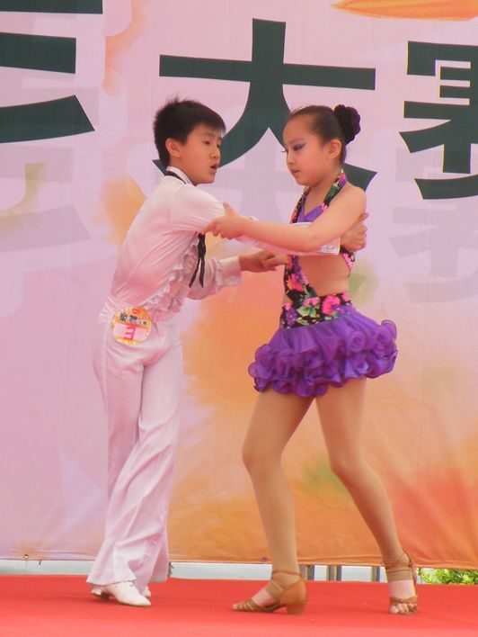 【儿童拉丁舞(1001)摄影图片】郑州百盛广场纪