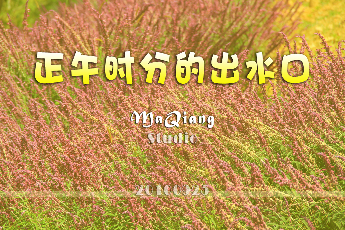 正午时分的出水口