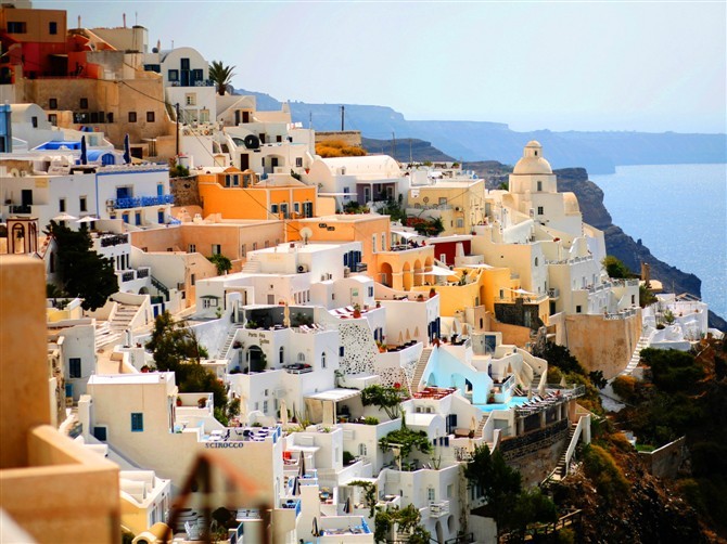 【希腊摄影图片】希腊 、圣托里尼岛风光摄影