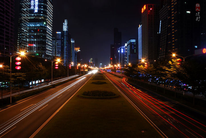 深南大道夜景