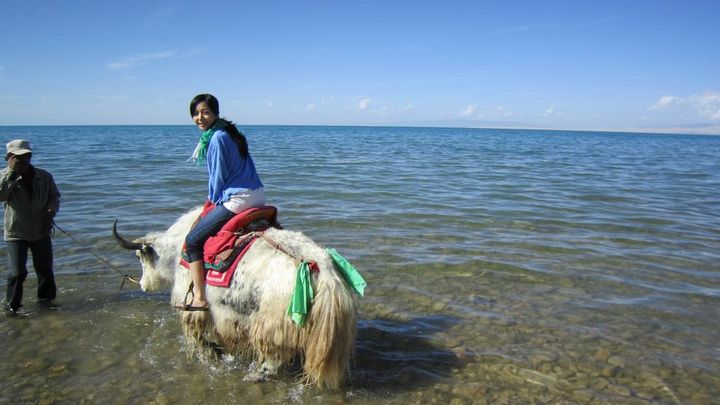 青海湖人像