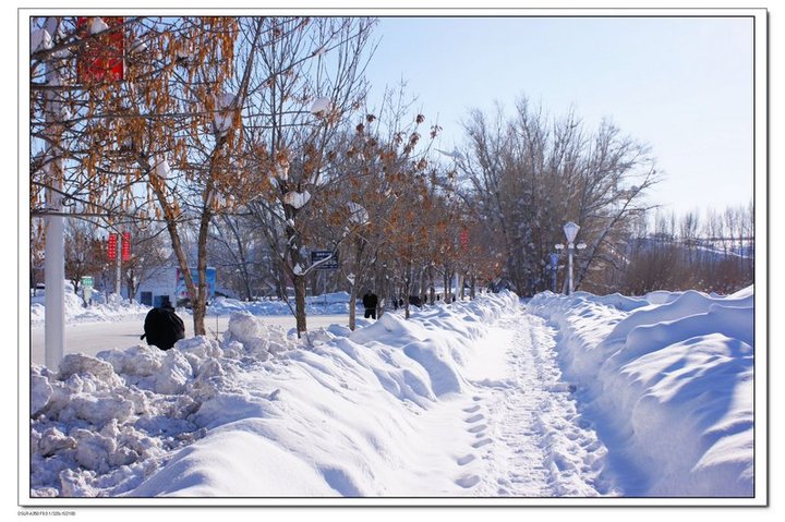 【北疆的那一场雪摄影图片】新疆富蕴纪实摄影