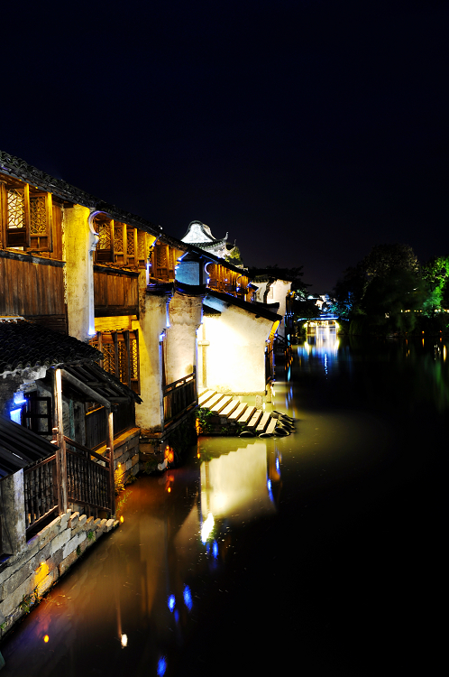 乌镇.西栅夜色