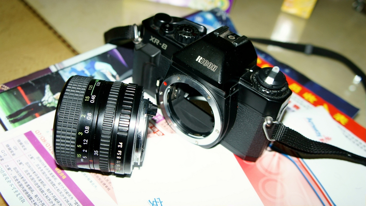 【我的古董《理光XR-8》单反胶卷相机摄影图