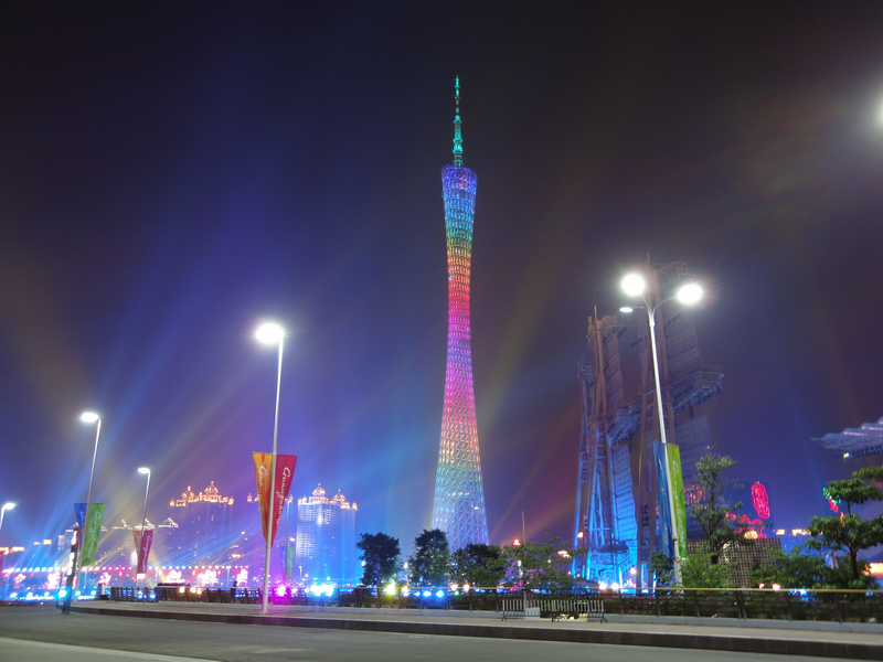 亚运气氛——珠江新城夜景