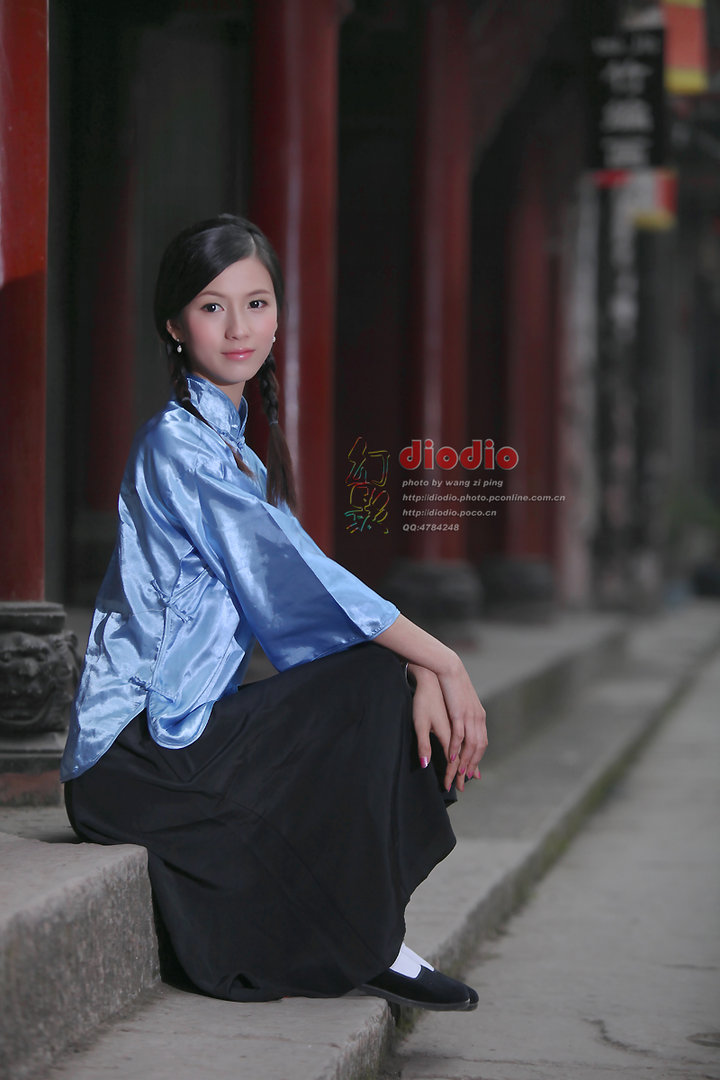 【小镇秋芳(刘紫微)摄影图片】成都黄龙溪古镇人像_网