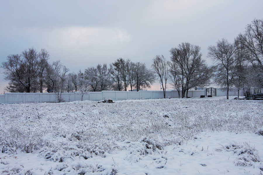 乌鲁木齐经济开发区雪景迷人