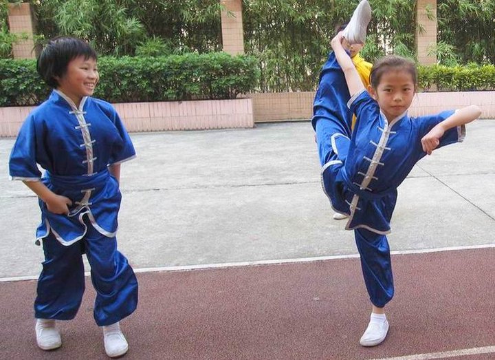【练武术的孩子们(1)摄影图片】广州人像摄影