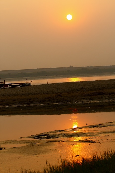 平沙岛夕照