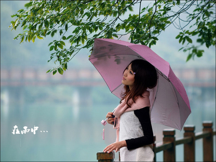 【在雨中…摄影图片】广州花都王子山人像摄影