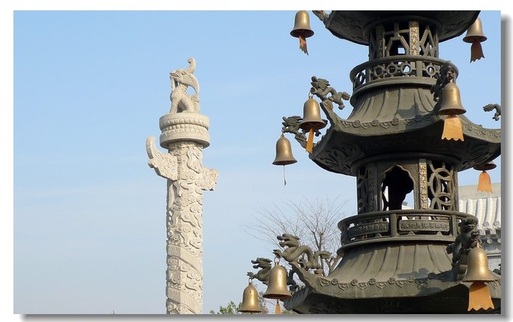 【三河古镇之五万年寺摄影图片】安徽肥西舒城