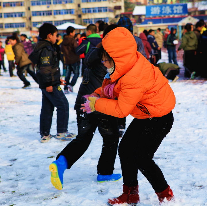 【雪地嬉戏摄影图片】白鹭洲公园生活摄影_太平洋电脑网摄影部落