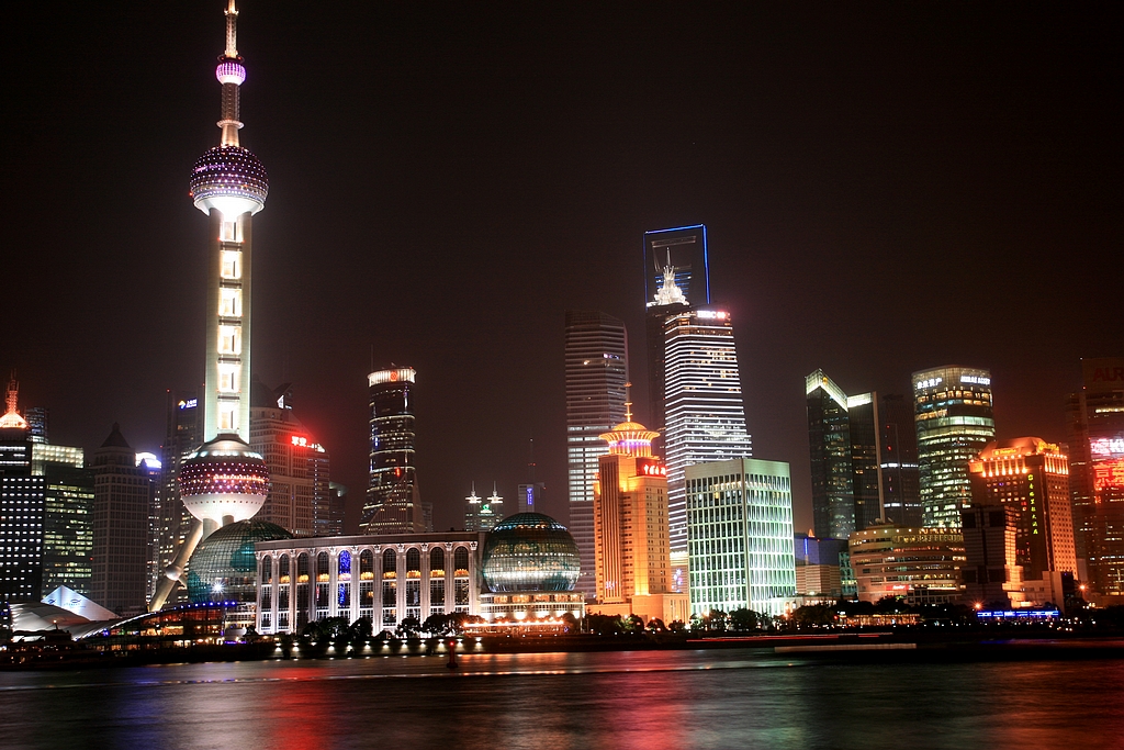 上海东方明珠夜景