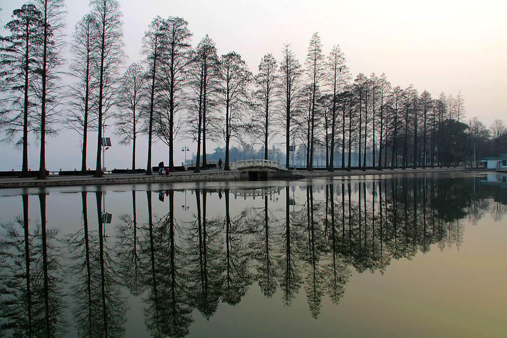 美丽的武汉东湖风景区