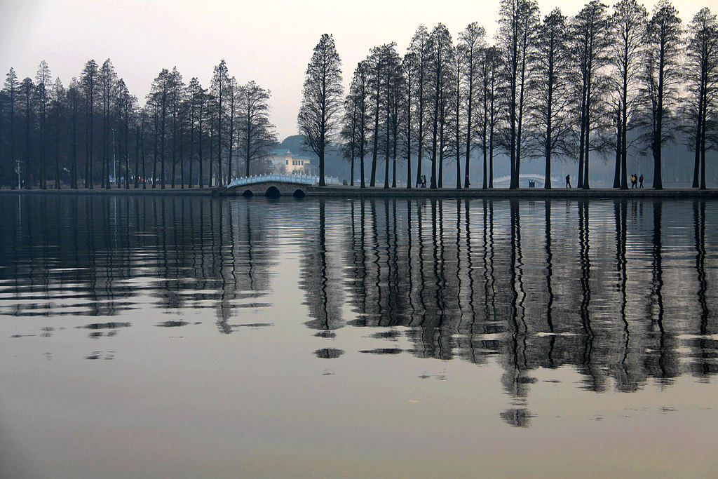 美丽的武汉东湖风景区