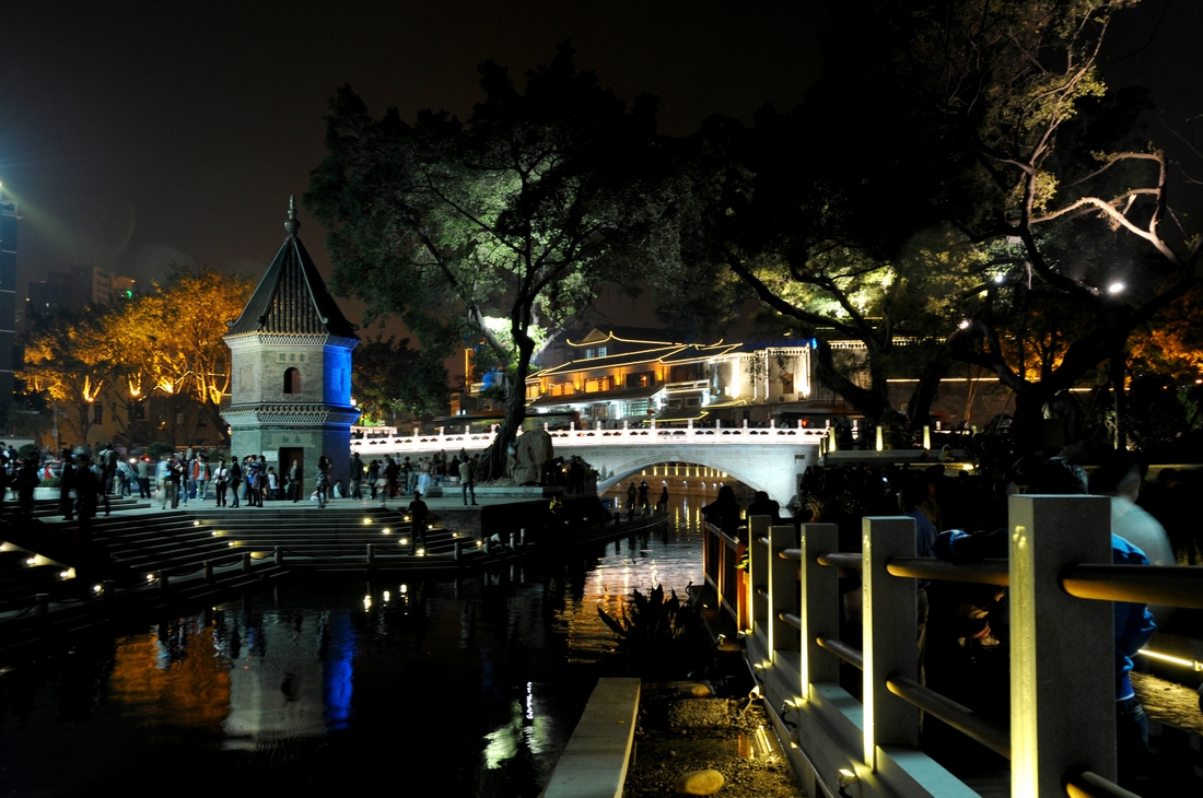 【荔湾涌夜景摄影图片】广州荔湾涌风光旅游摄影_燕语