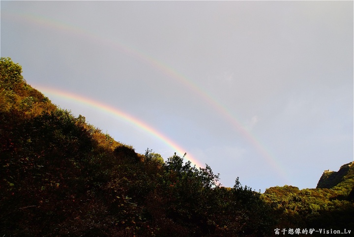 【双彩虹挂山摄影图片】北京怀柔纪实摄影_富