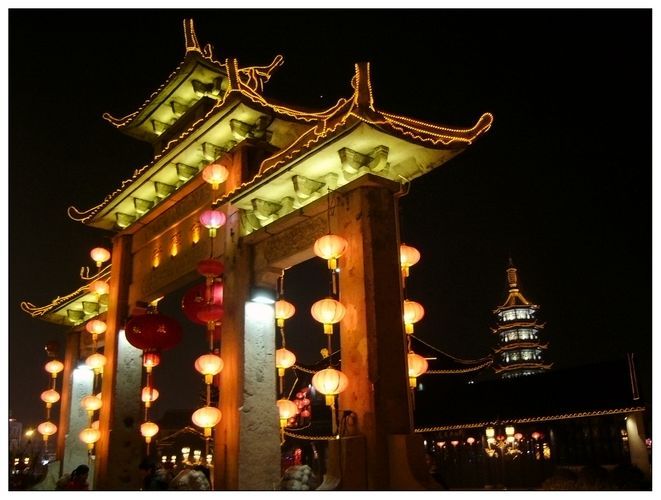 【南禅寺的春节之夜摄影图片】无锡纪实摄影
