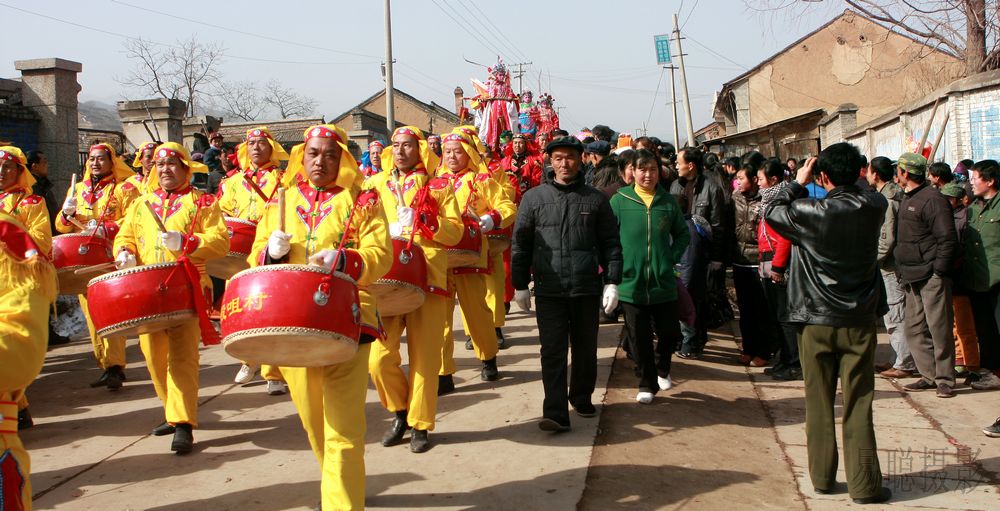 陕西陇县固关镇社火乡土气息浓