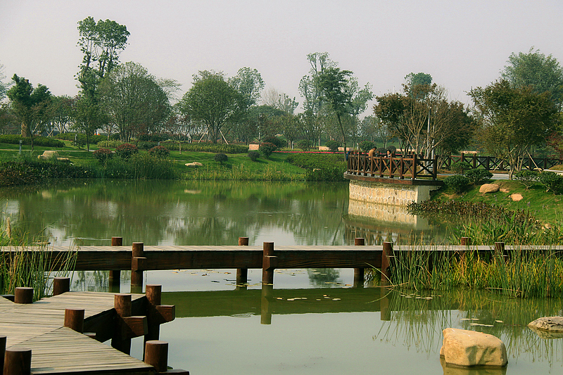 常州武进湖滨风景