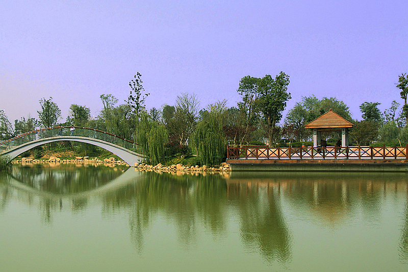 常州武进湖滨风景