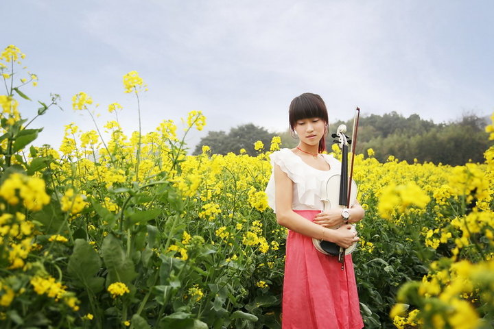 从化油菜花人像