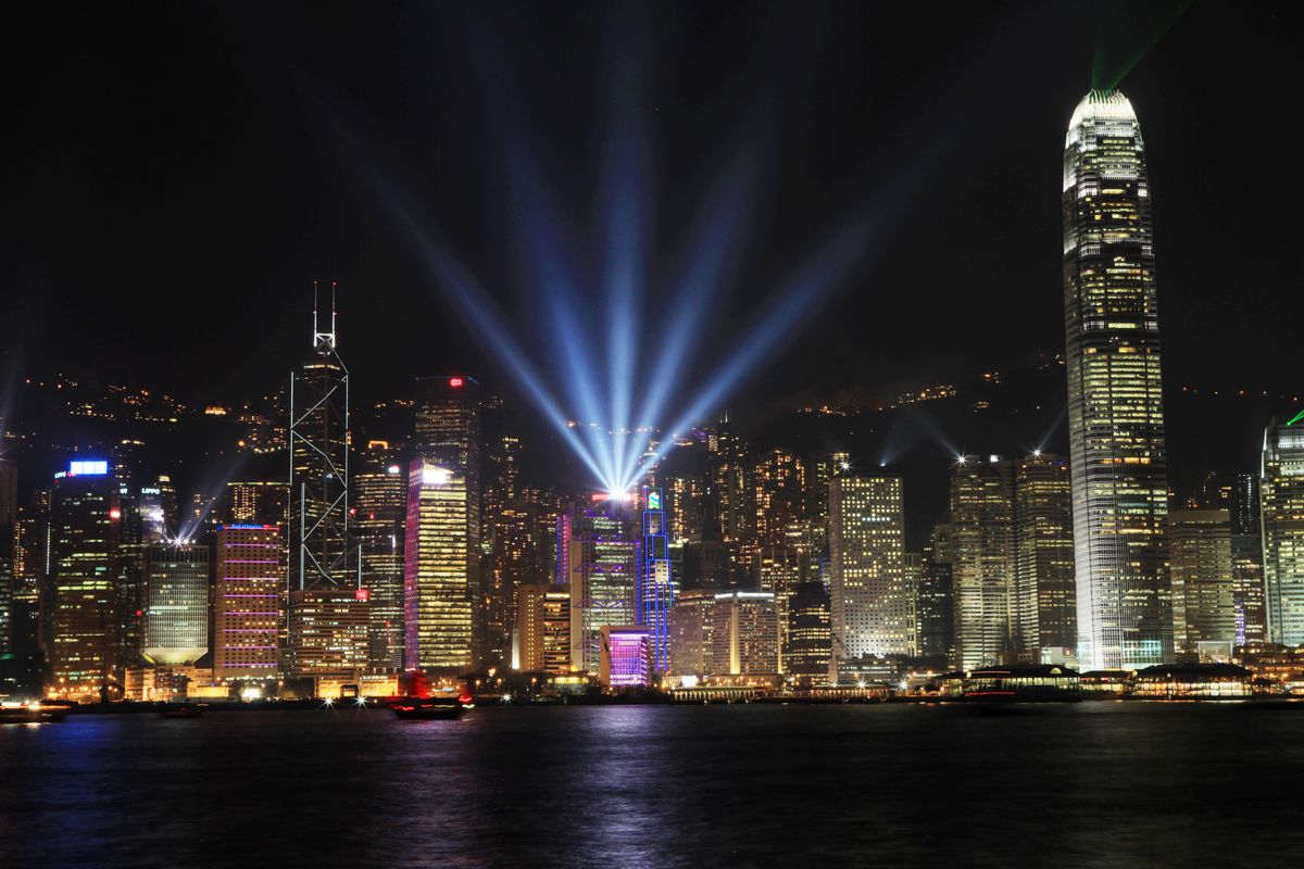 世界最美夜景--香港夜景