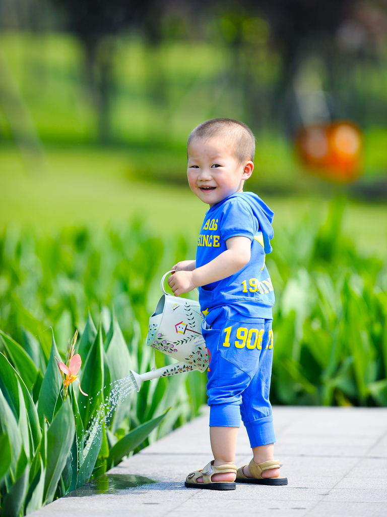 【儿童外景+我家小猪摄影图片】重庆中央公园