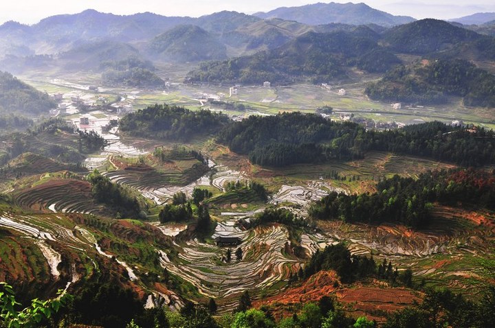 山区田园