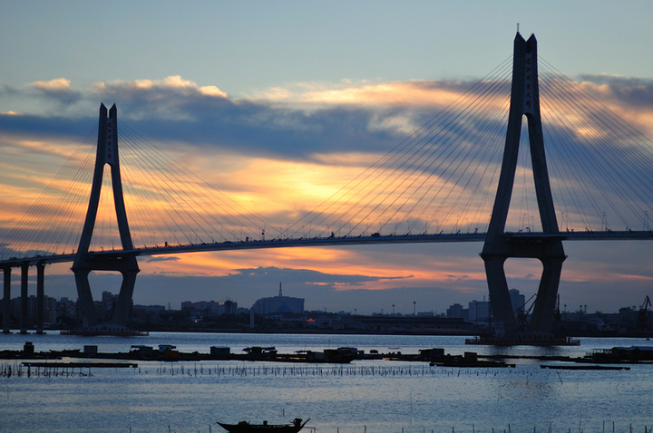 【海湾大桥摄影图片】湛江市坡头区南油渡口风