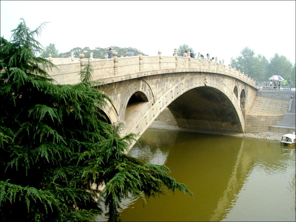 河北石家庄赵州桥——我国第一座石拱桥|赵州桥|石拱桥|石家庄_新浪新闻