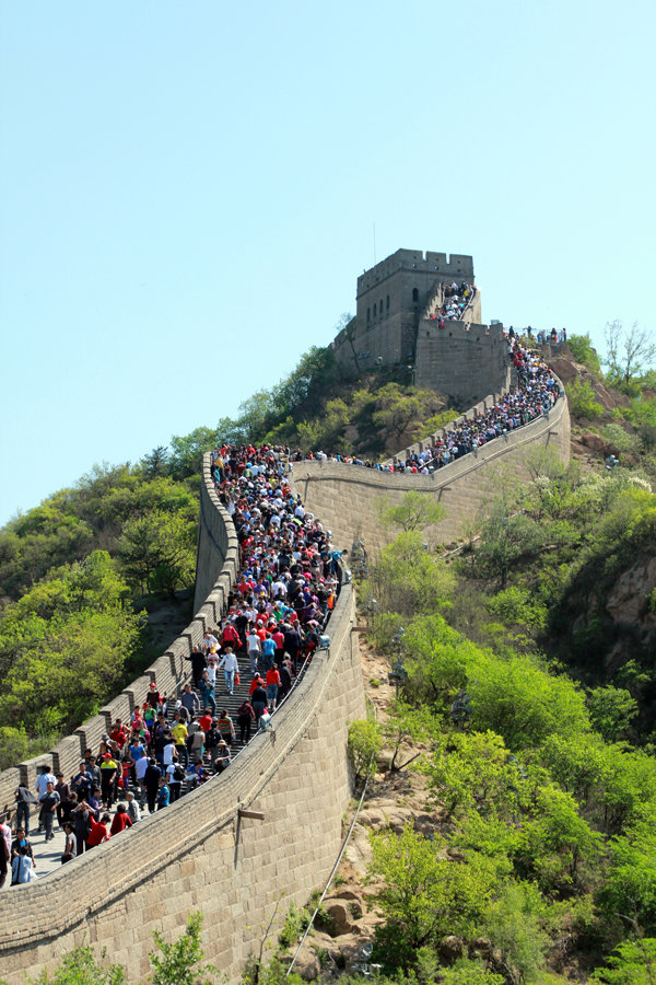 【春天里之长城长摄影图片】北京风光旅游摄影