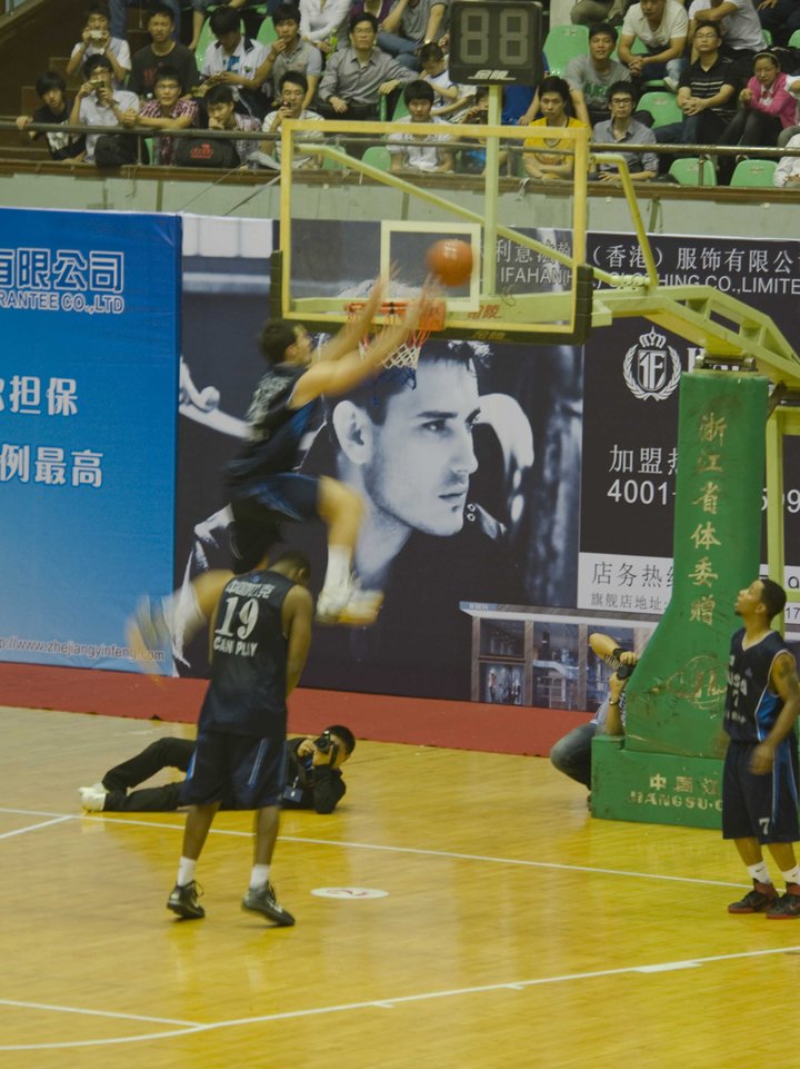【中美篮球对抗赛(1)摄影图片】浙江瑞安体育