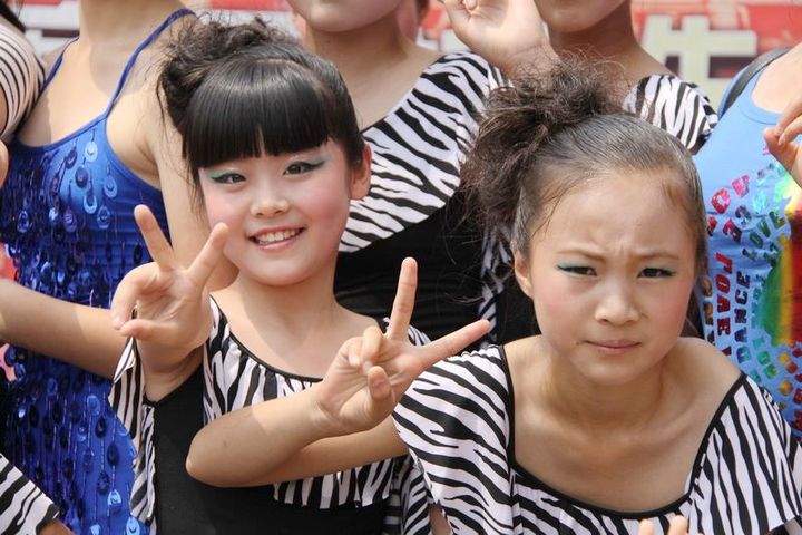【晓丽老师专业国际标准舞在全国电视海选中的