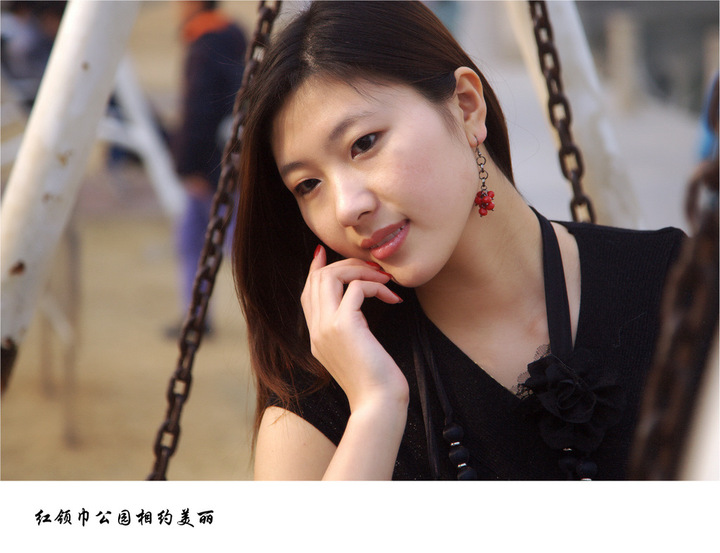 【【麦莎风雨摄影】红领巾公园相约美丽的女孩