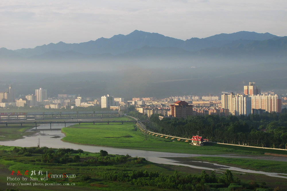 陕西宝鸡渭河南全景23日更新