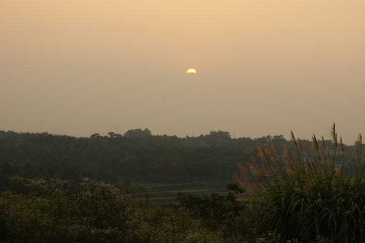 太阳落山了