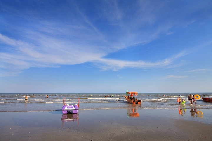 【广西东兴金滩风光摄影图片】