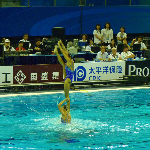 【第14届世界游泳锦标赛--中国花样游泳队摄影