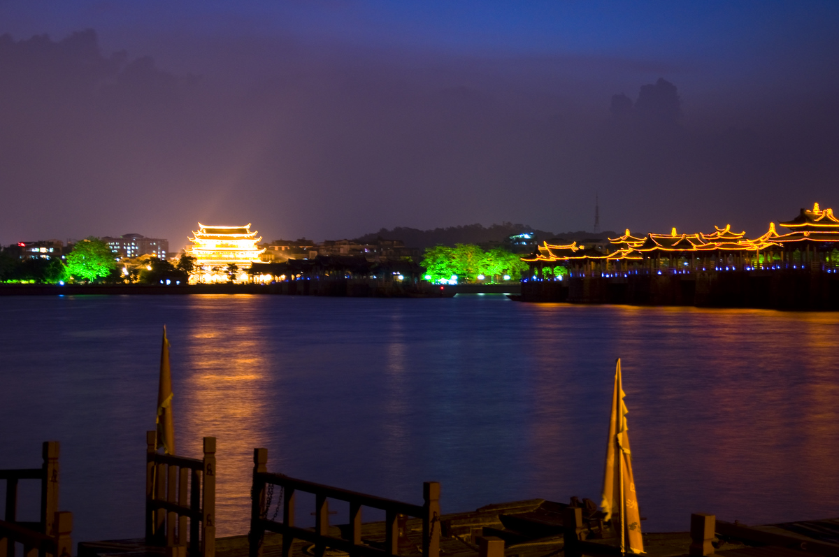 美丽的潮州夜景
